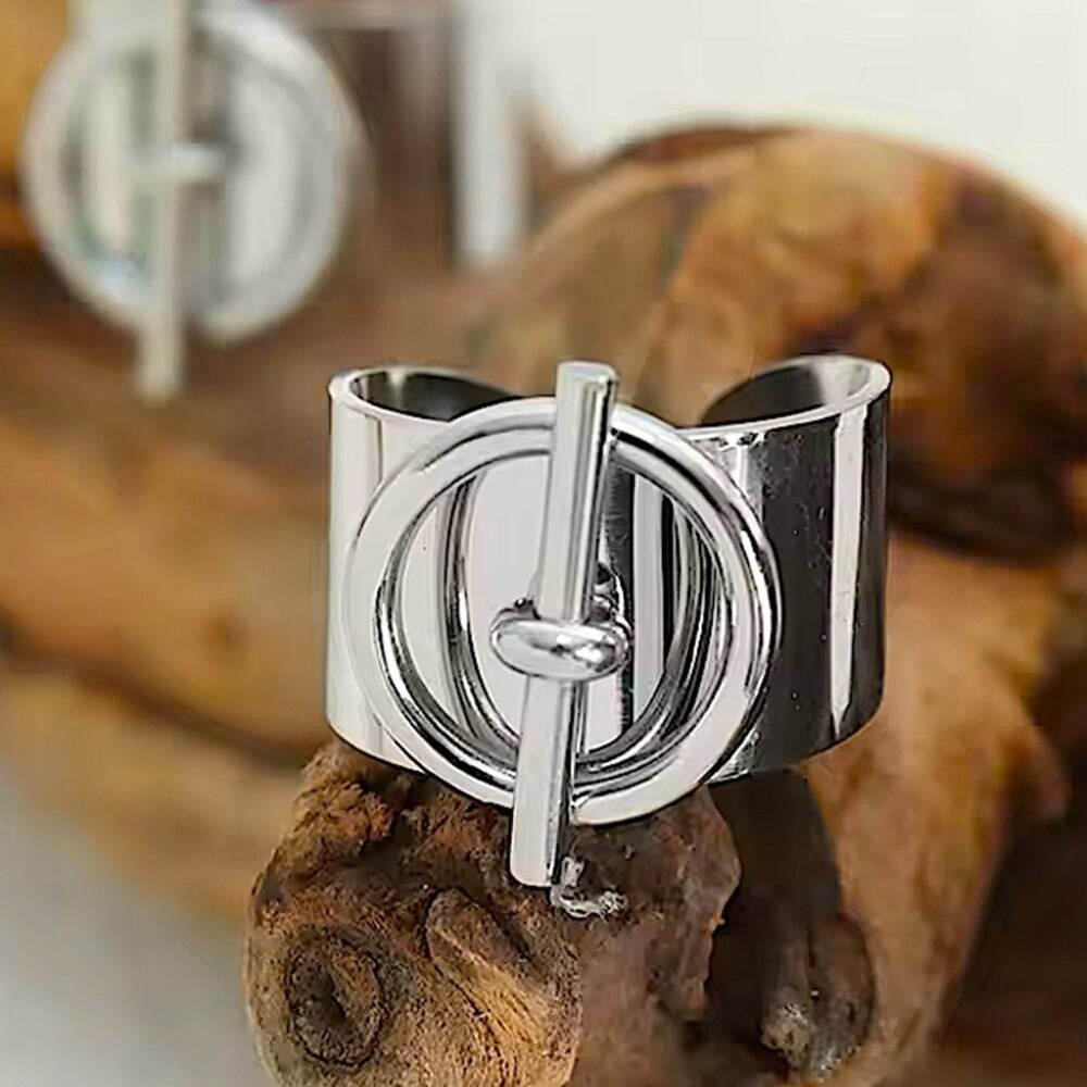 Silver Luxury Adjustable Ring